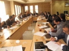 جلسه هماهنگی تأمین اعتبار پروژه های آموزشی با حضور مدیران کل نوسازی مدارس وآموزش وپرورش و روسای مناطق