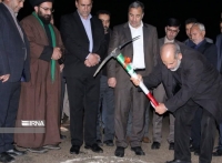عملیات ساخت مجتمع آموزشی شهدای هستهای آبدانان با حضور وزیر کشور آغاز شد