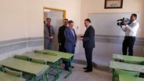 افتتاح مدرسه 2 کلاسه و 1 کلاسه با حضور معاون سیاسی، امنیتی استانداری ایلام
