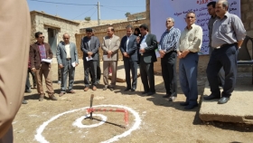 کلنگ زنی مدرسه 2 کلاسه میوله چرداول با حضور فرماندار